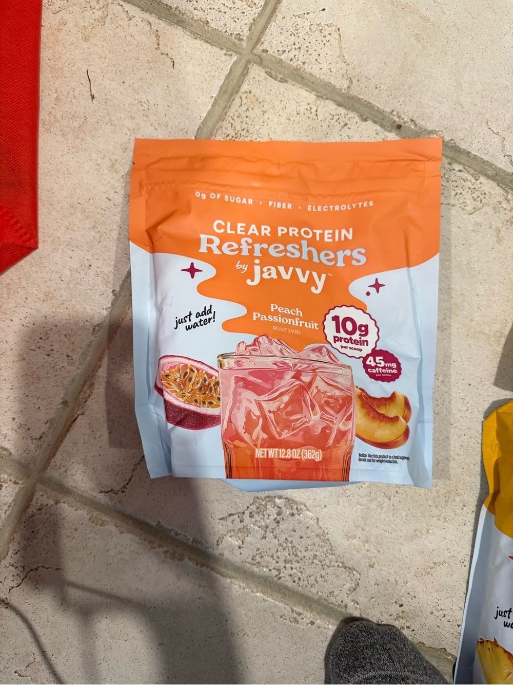 Clear Protein Refreshers Drink Mix  peach passionfruit